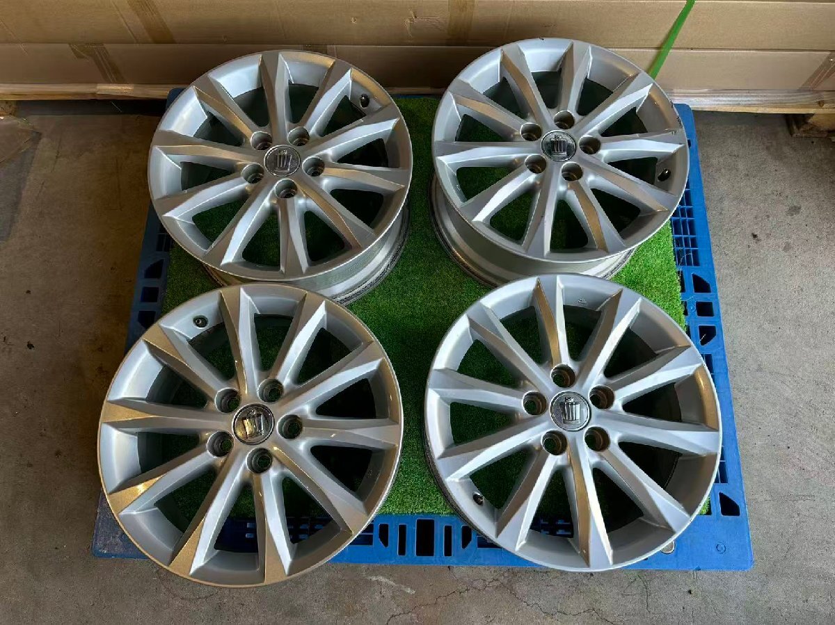 トヨタ クラウン 200系 アルミホイール 17×7J+45 PCD114.3 ハブ60 4本セット 送料無料 HM-106