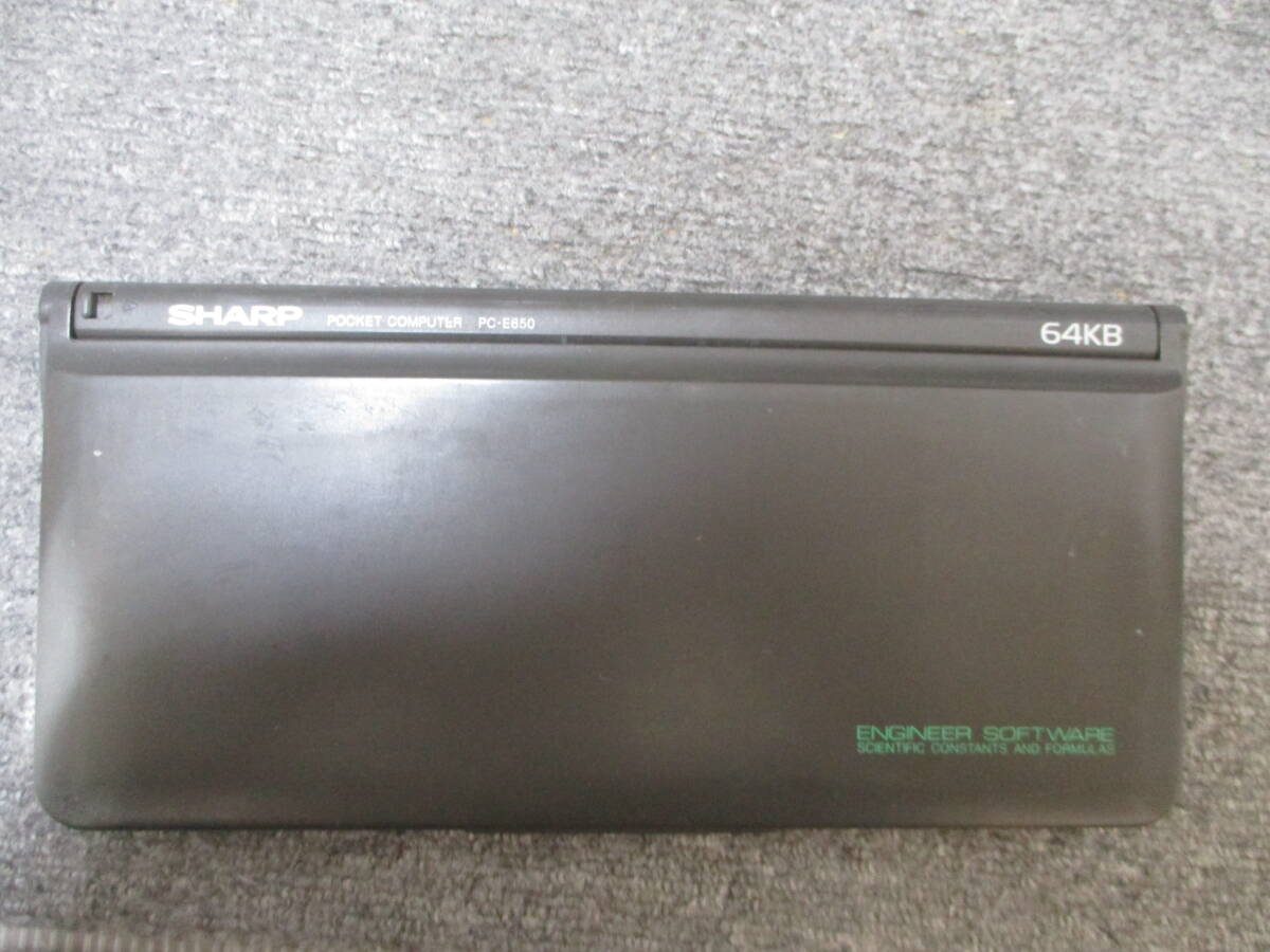 送料安★ゆうパック60サイズorレターパック600★ポケットコンピュータ SHARP PC-E650 シャープ ポケコン 不動