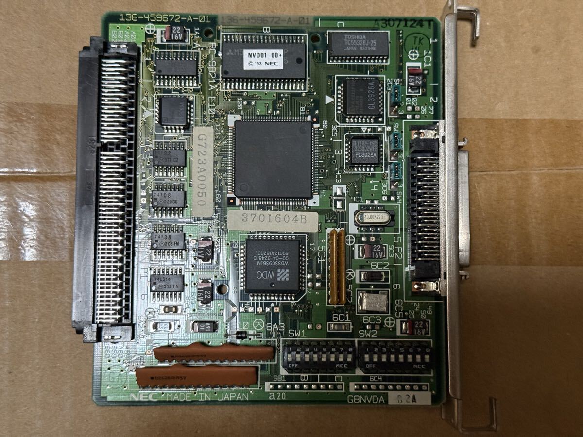 【動作確認済】NEC PC-9821A-E10 SCSI専用スロット用SCSIボード 縦SCSI
