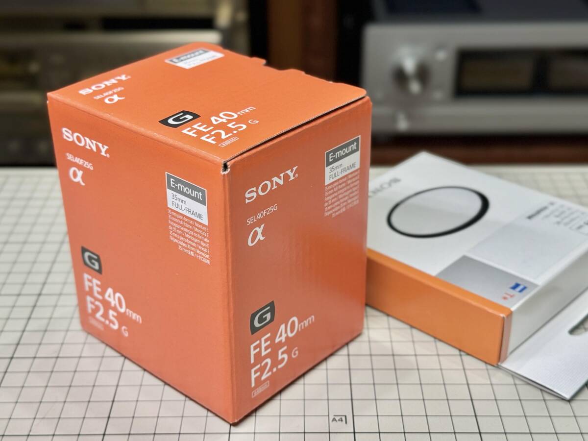 ■ FE 40mm F2.5 G [SEL40F25G] ソニーE 単焦点レンズ ■ 新品未開封品 純正SONYレンズフィルター付き