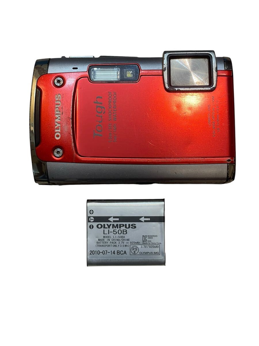 OLYMPUS Tough TG 610 レッド　オリンパス　コンパクトデジタルカメラ　バッテリー付き　動作確認済み