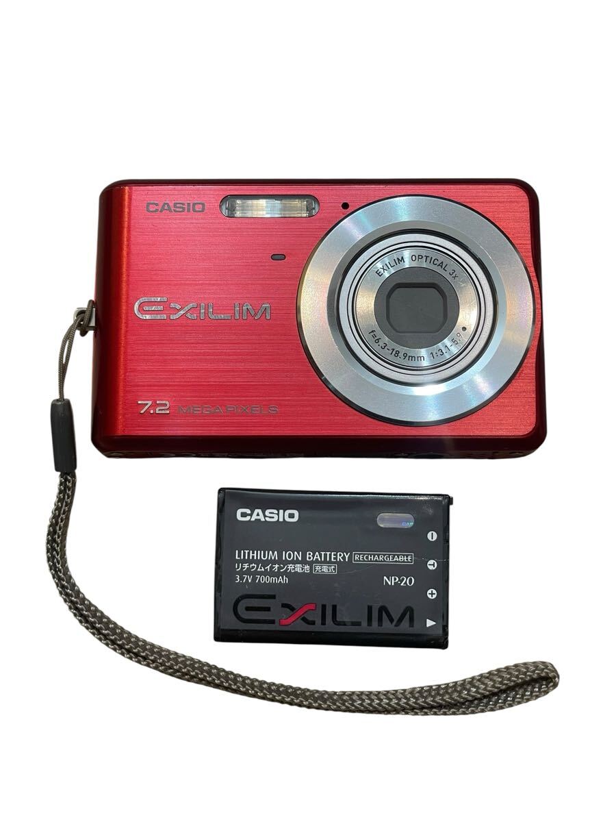 CASIO EXILIM EX Z77 レッド　カシオ　コンパクトデジタルカメラ　バッテリー付き　動作確認済み