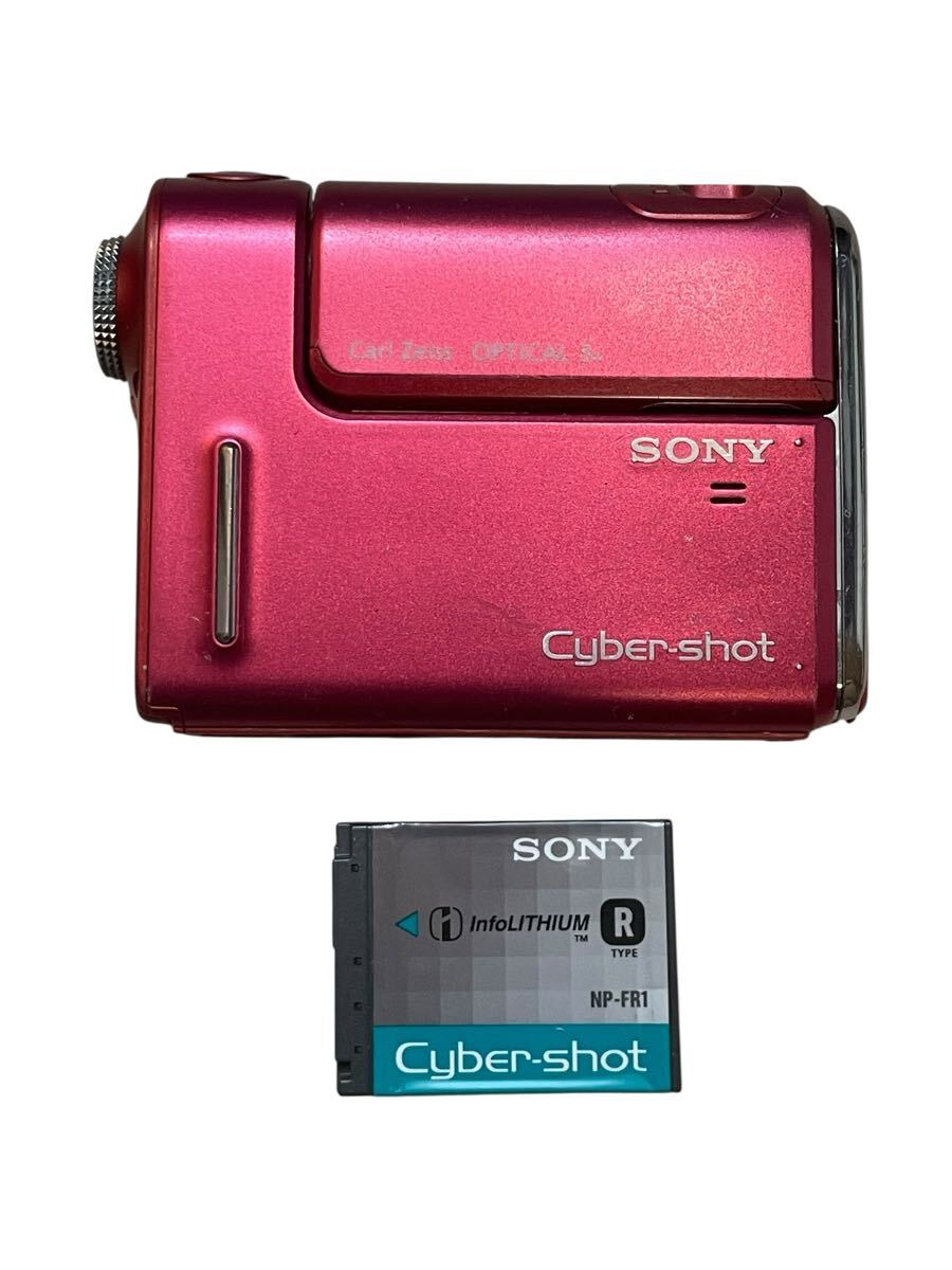 SONY Cyber shot DSC F88 レッド　ソニー　コンパクトデジタルカメラ　バッテリー付き　