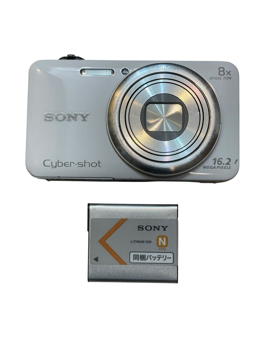 SONY Cyber shot DSC WX60 ホワイト　ソニー　コンパクトデジタルカメラ　バッテリー付き