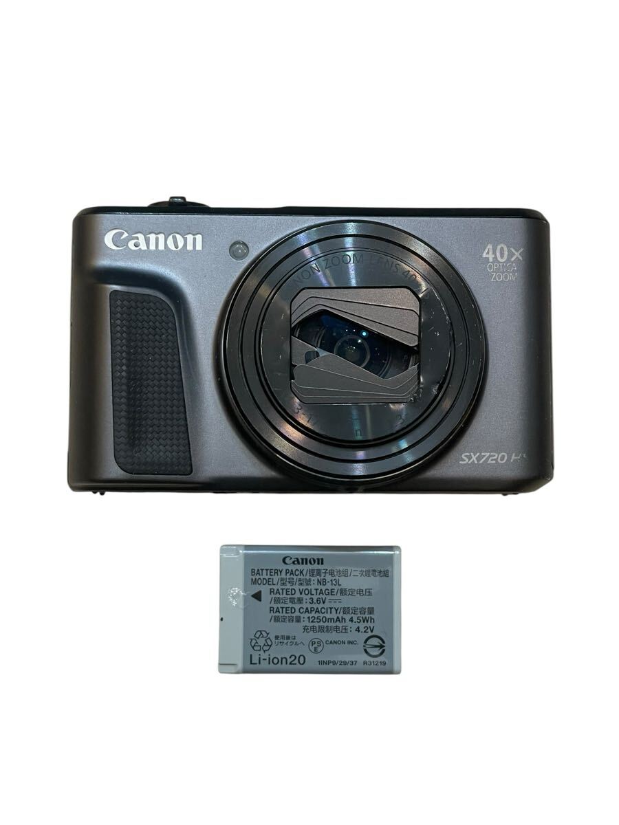 Canon PowerShot SX720 HS ブラック　キャノン　コンパクトデジタルカメラ　バッテリー付き
