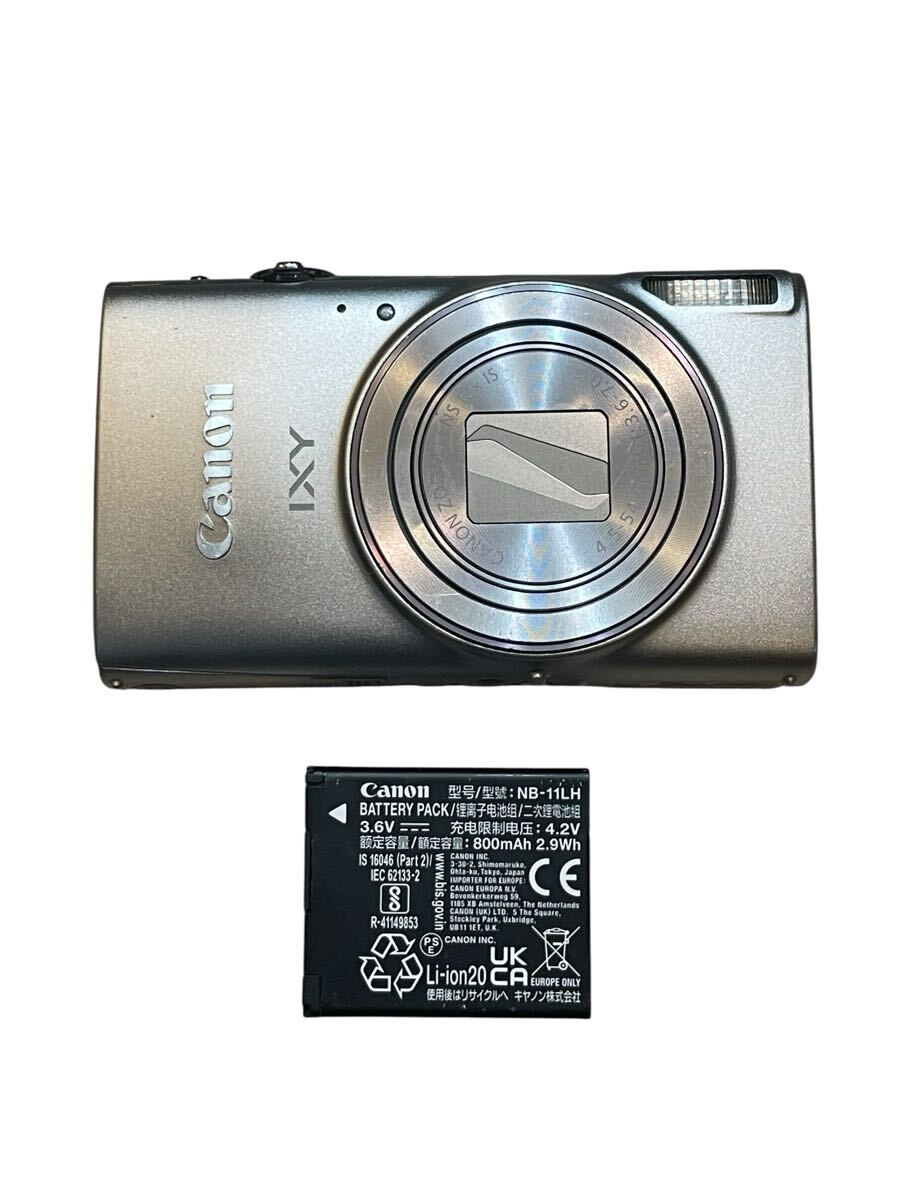 Canon IXY 650 シルバー　キャノン　コンパクトデジタルカメラ　バッテリー付き　動作確認済み