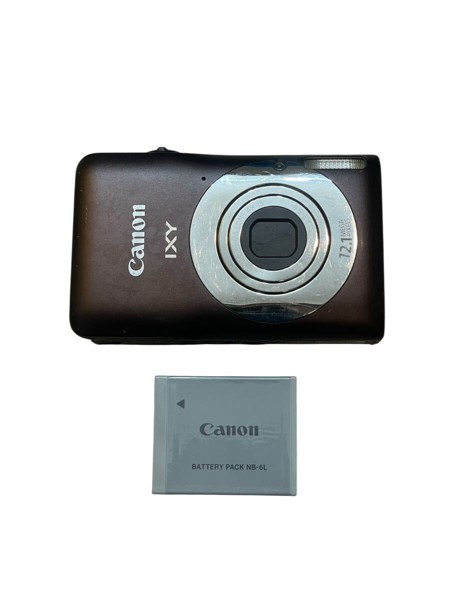 Canon IXY 200F ブラウン　キャノン　コンパクトデジタルカメラ　バッテリー付き　動作確認済み