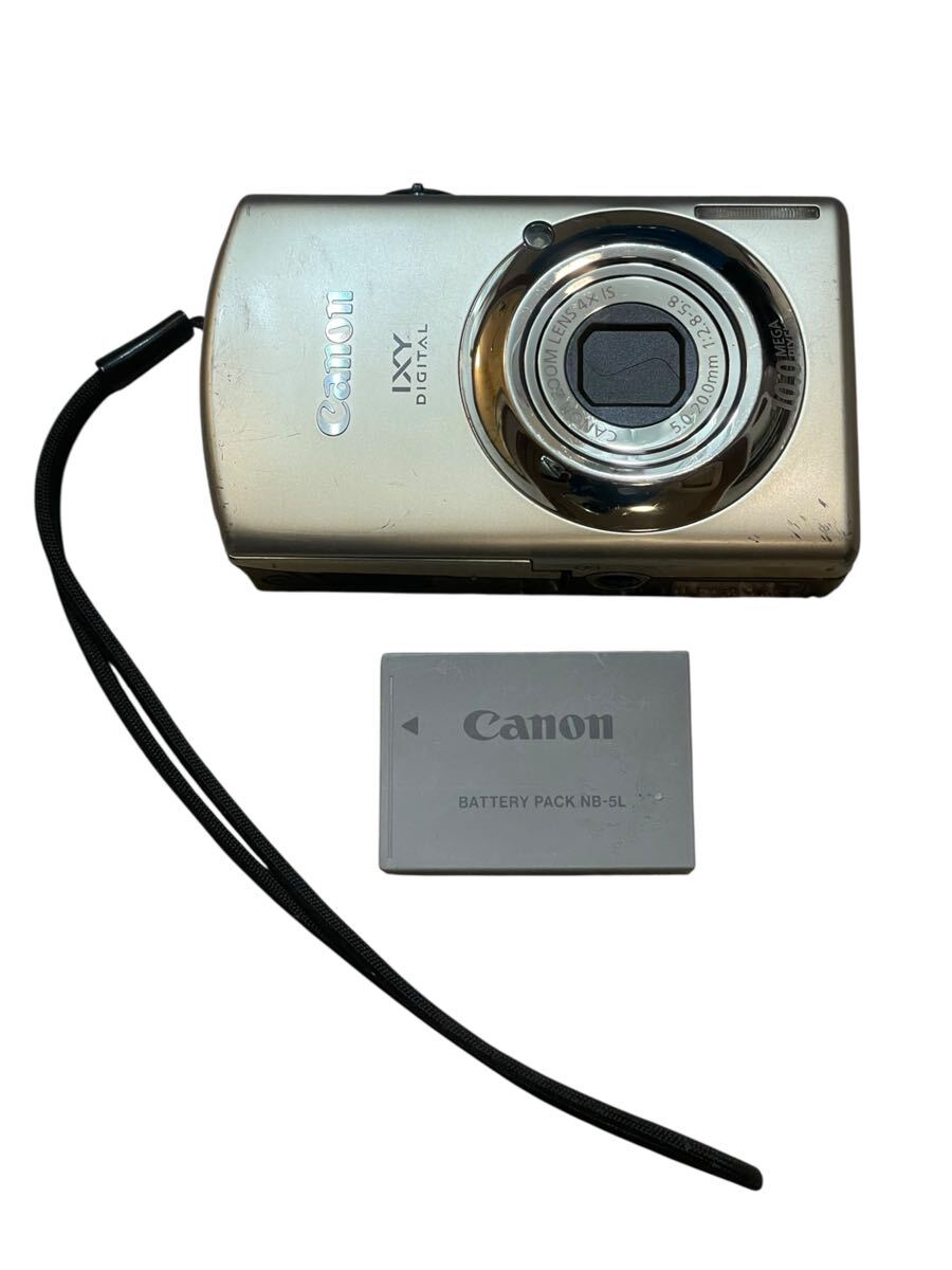 Canon IXY DIGITAL 920 IS ゴールド　キャノン　コンパクトデジタルカメラ　バッテリー付き　動作確認済み