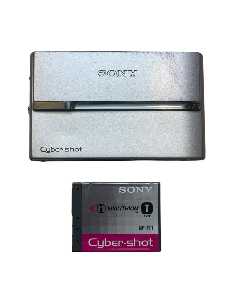SONY Cyber shot DSC T9 シルバー　ソニー　コンパクトデジタルカメラ　バッテリー付き　動作確認済み