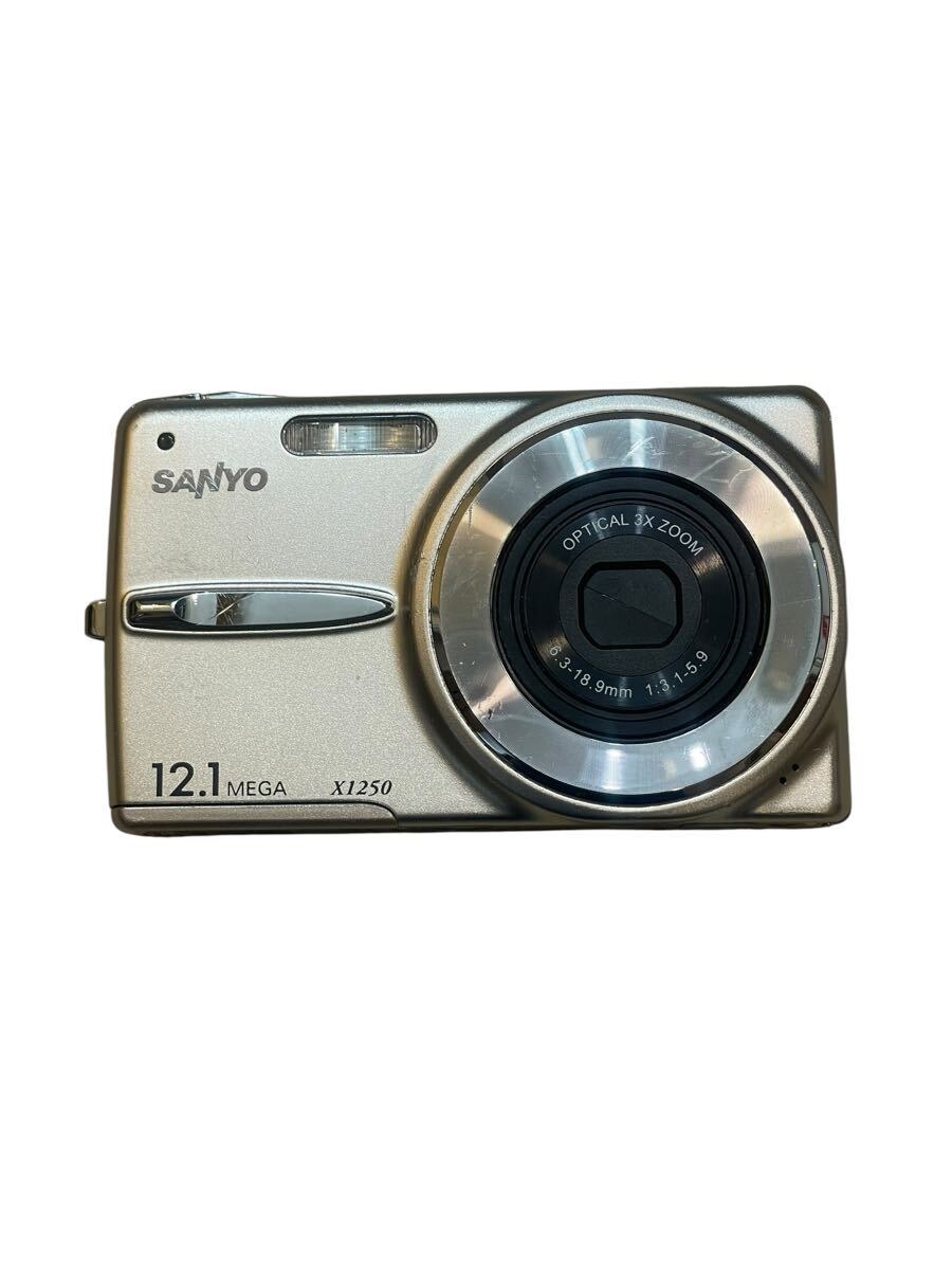 SANYO DSC X1250 シャンパンゴールド　三洋電機　コンパクトデジタルカメラ　