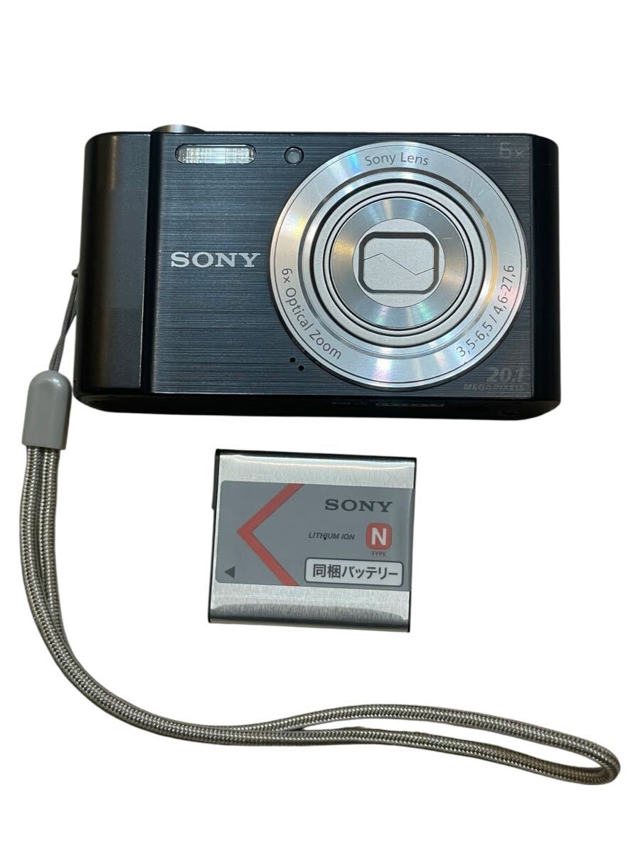 SONY Cyber shot DSC W810 ブラック　ソニー　コンパクトデジタルカメラ　バッテリー付き　動作確認済み