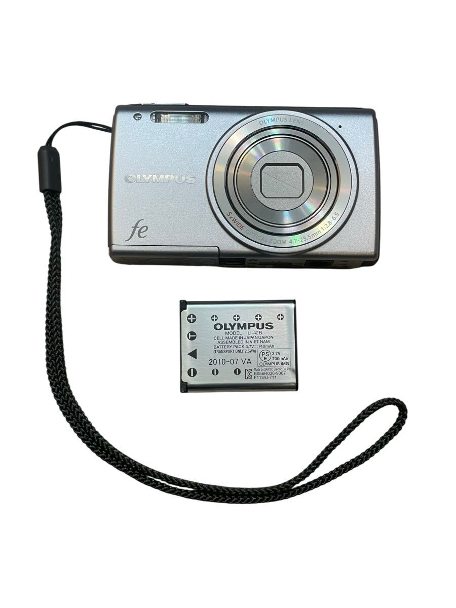 OLYMPUS FE 5050 シルバー　オリンパス　コンパクトデジタルカメラ　バッテリー付き　動作確認済み　美品