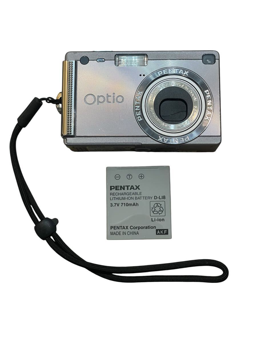 PENTAX Optio S5i シルバー　ペンタックス　コンパクトデジタルカメラ　バッテリー付き　動作確認済み