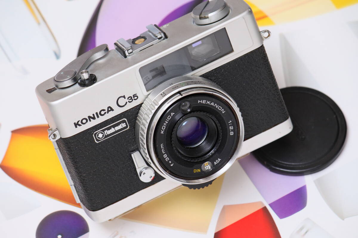 コニカ KONICA C35 flash matic 完動美品 