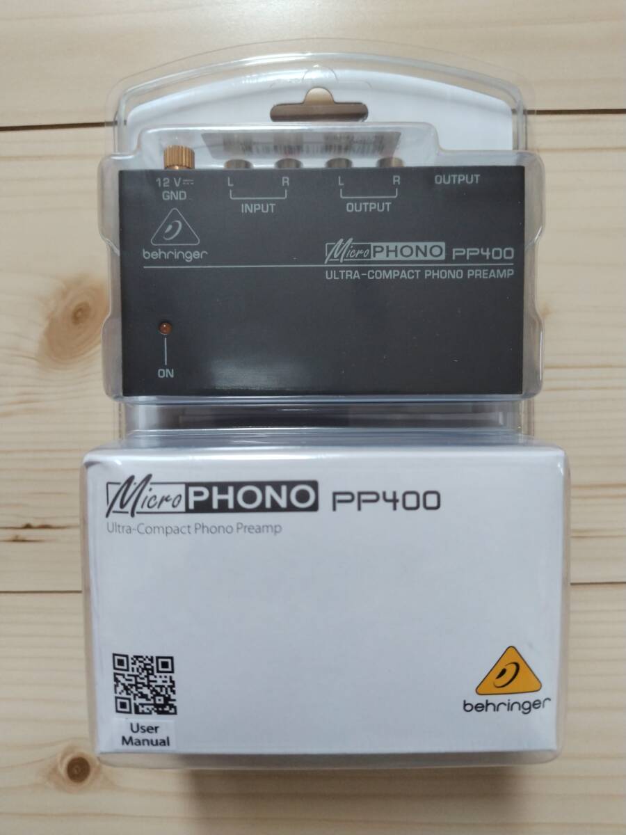 ベリンガー BEHRINGER PP400 MICROPHONO フォノプリアンプ