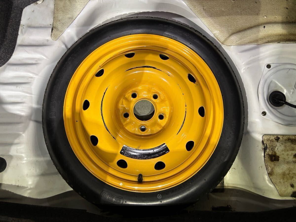 スカイラインGT-R BNR32 V-spec 純正ブレンボ用　17インチ　スペアタイヤ　応急タイヤ　テンパータイヤ　1993y車輌　日産　ブレンボ　