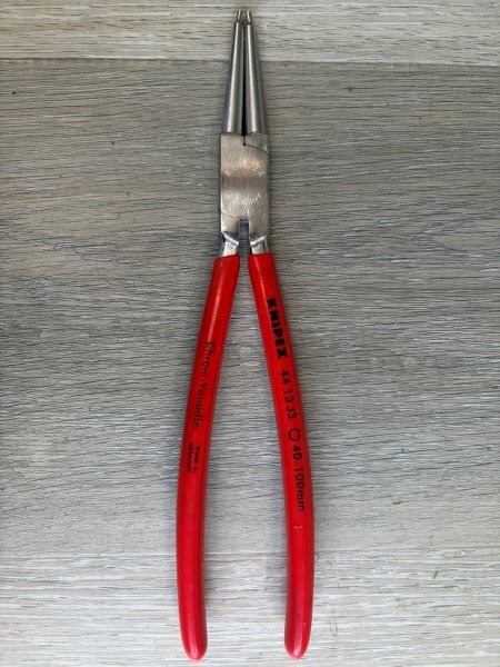KNIPEX クニペックス 穴用スナップリングプライヤー 40〜100mm 44 13 J3 KNIPEX