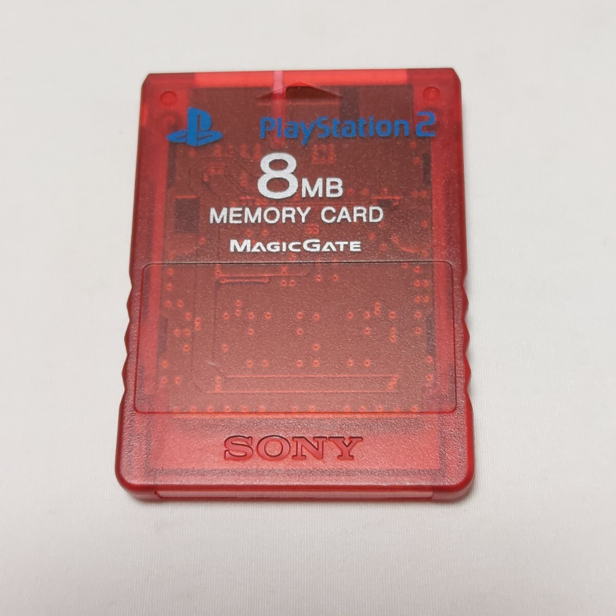 ★PS２用★メモリーカード★SCPH-10020★赤★未点検ジャンク★