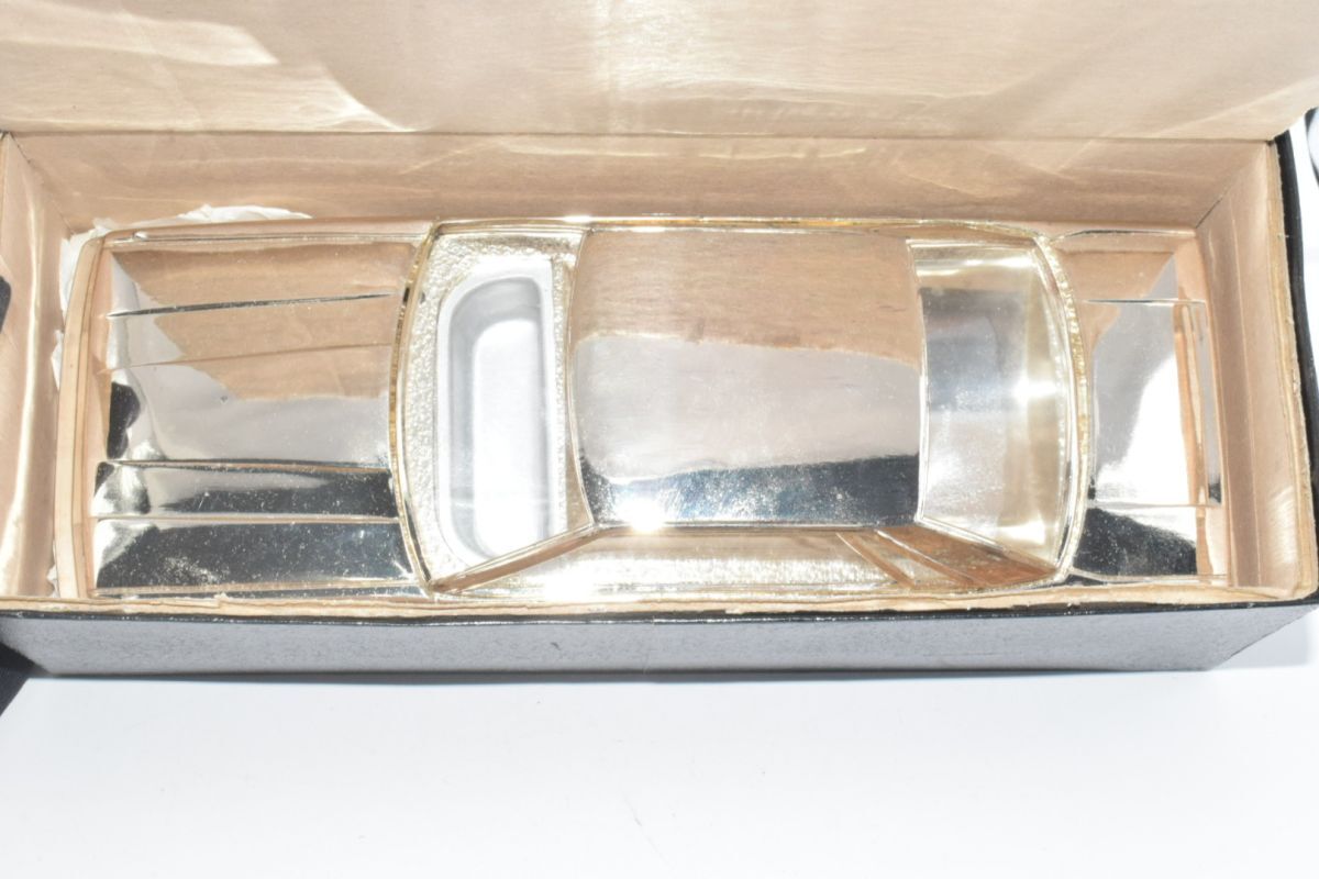 【62-2607-39-45】 NISSAN 日産 スカイライン R32 オルゴール付き シガレットケース ゴールド カラー 金属製 コレクションアイテム 箱付き