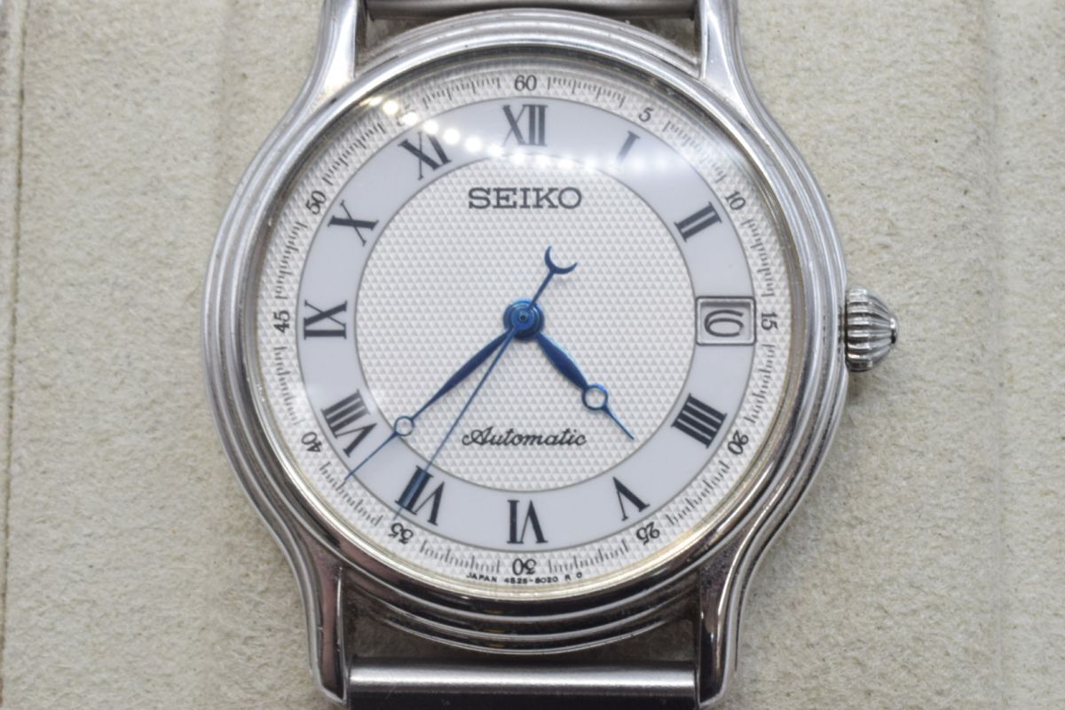 【64-2608-8-4】 SEIKO メカニカル 4S25-8010 自動巻き メンズ 腕時計