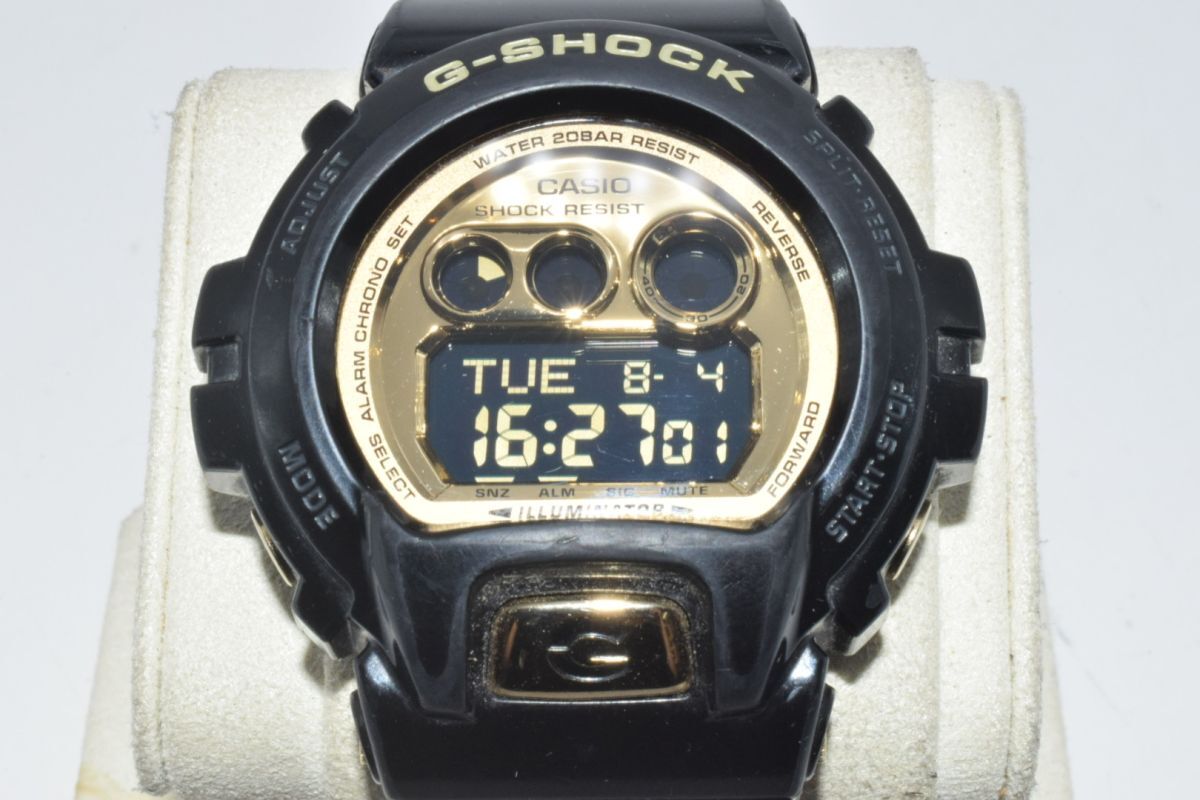 【64-2608-8-3】 CASIO カシオ G-SHOCK GD-X6900FB ゴールド文字盤 メンズ 腕時計