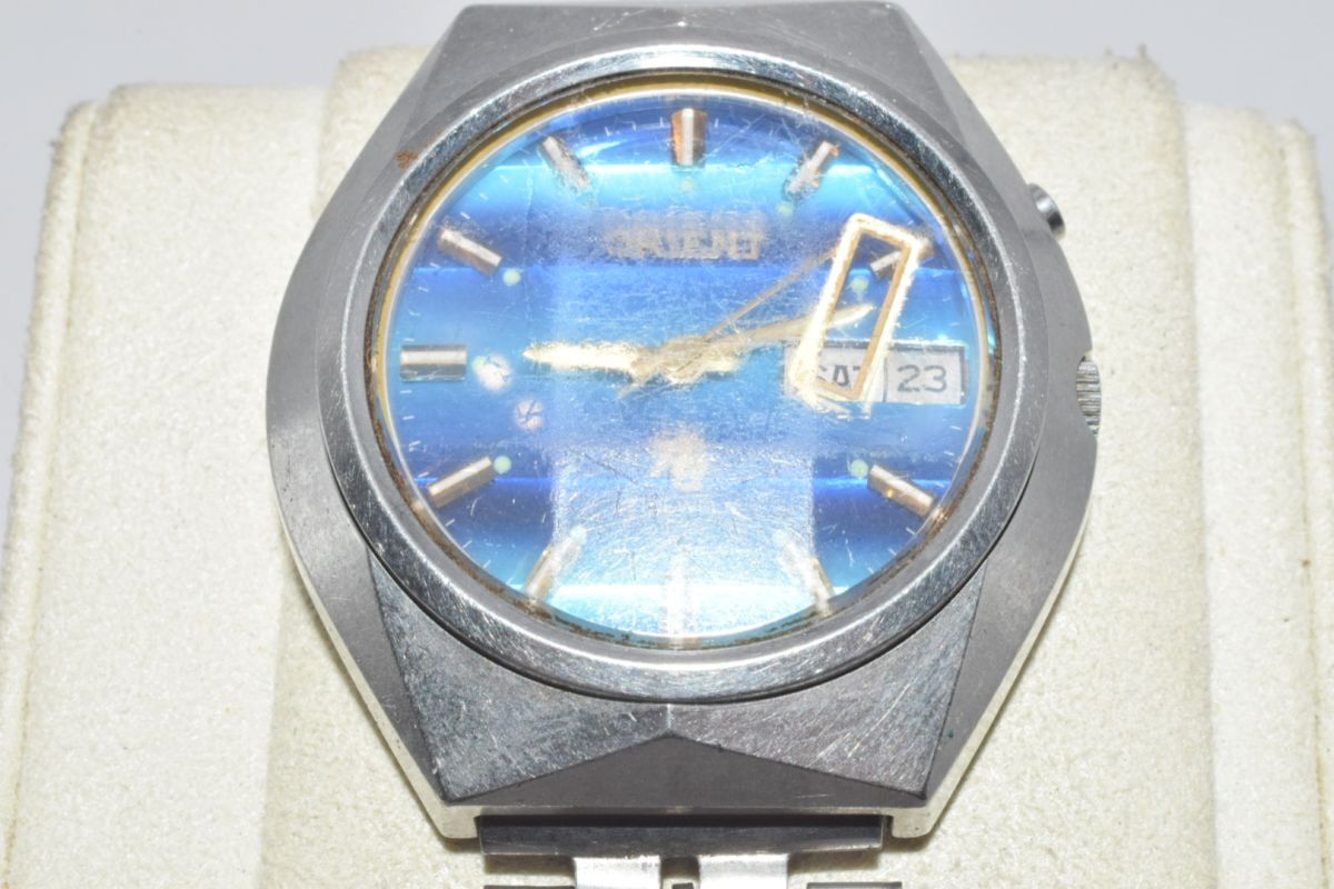 【27-2607-39-12】 ORIENT Chrono Ace オリエント クロノエース ヴィンテージ 自動巻き メンズ 腕時計