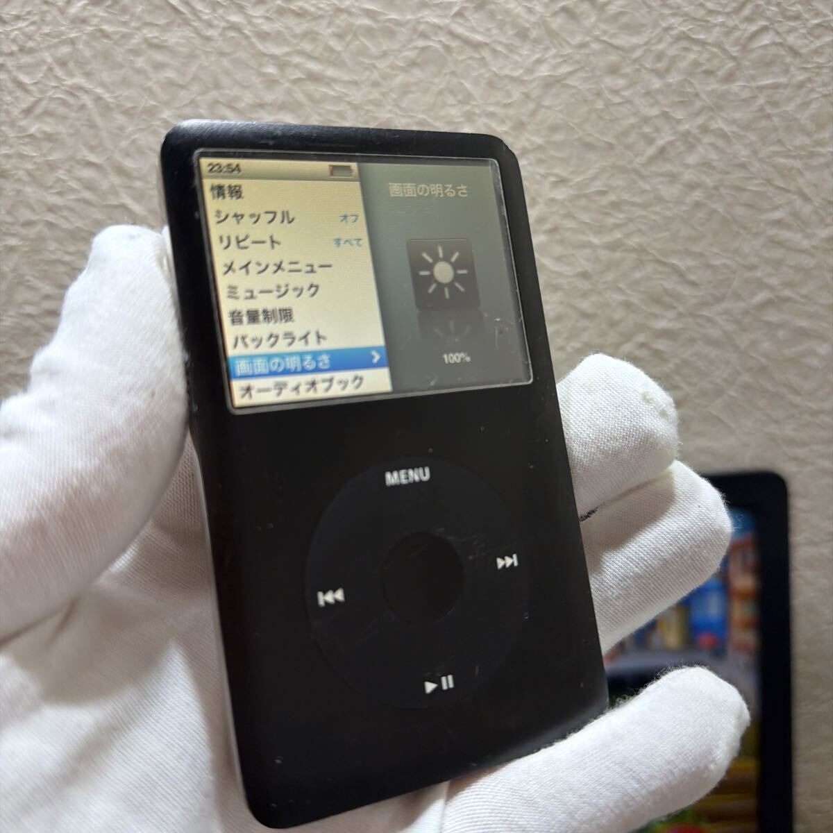 Apple iPod classic シルバー A1238 160GB 液晶ファイル付き　動作品