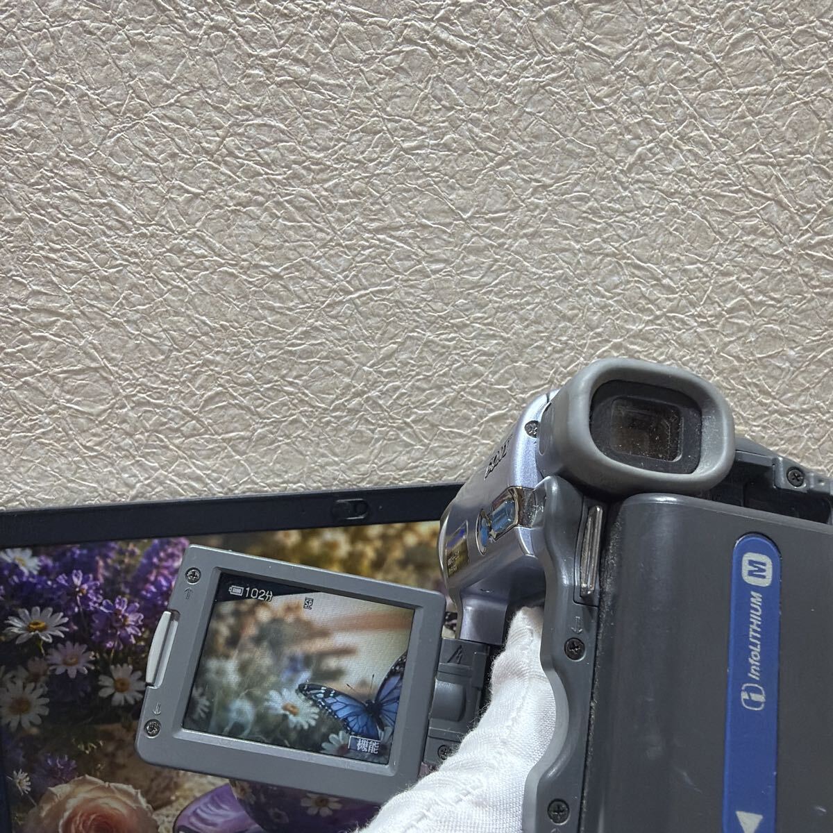 SONY デジタルハンディカム DCR-TRV22 バッテリー付き　通電　シャッター　ズーム　確認済み
