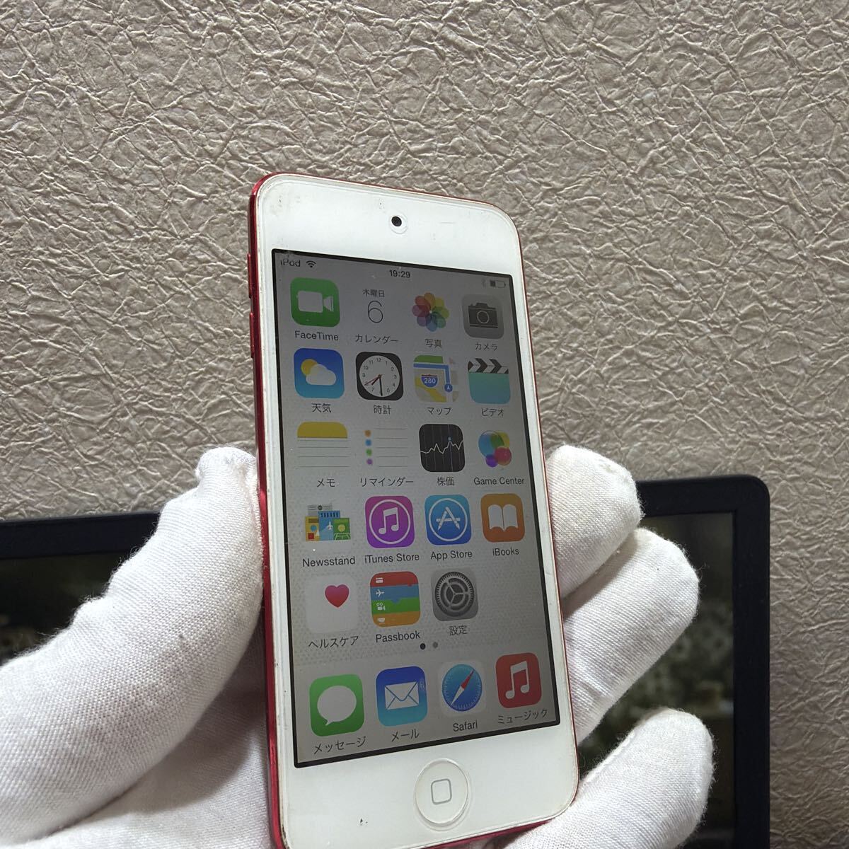 Apple iPod touch A1421 レッド　液晶ファイル付き　32GB 動作品