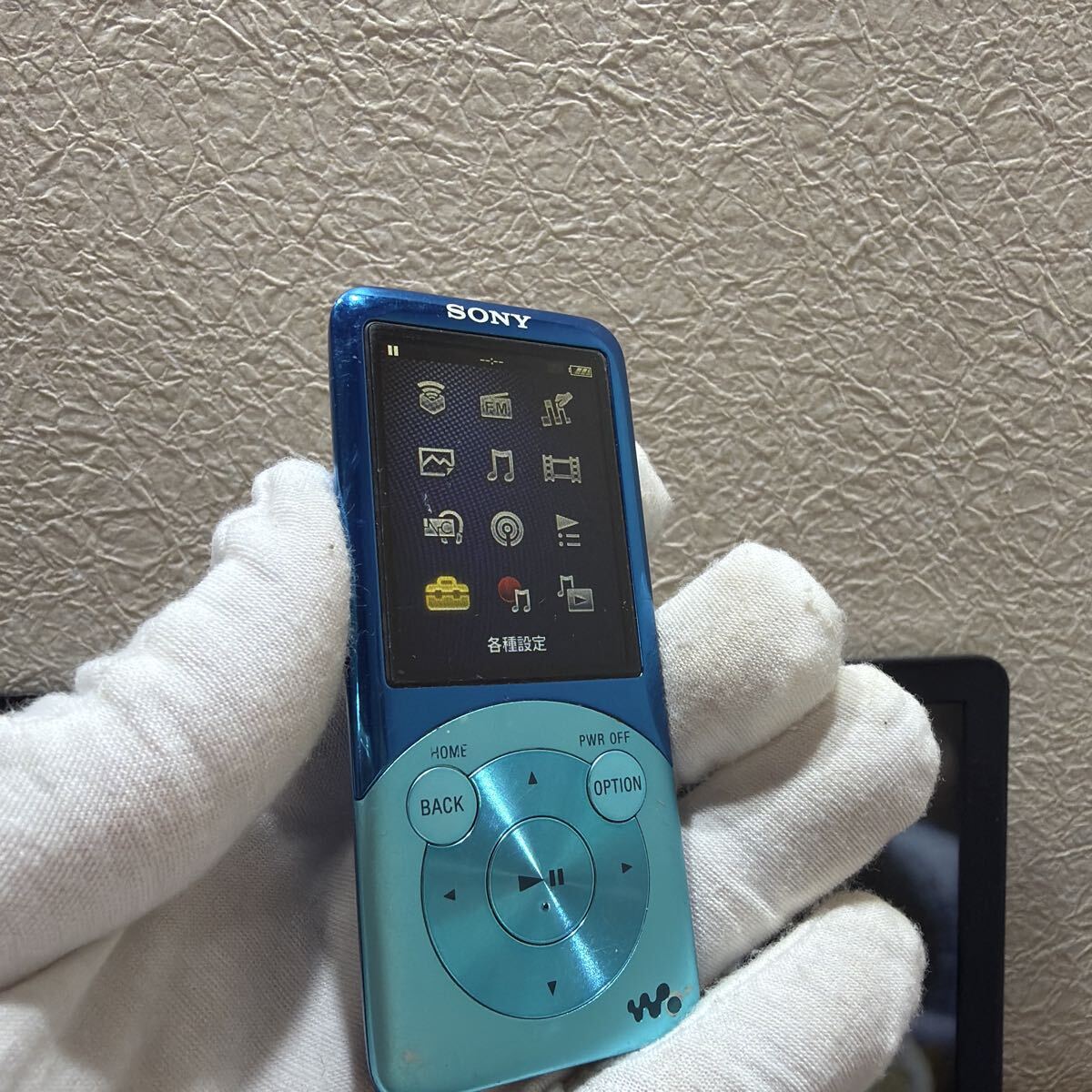 SONY ソニー WALKMAN ブルー NW-S754 動作品