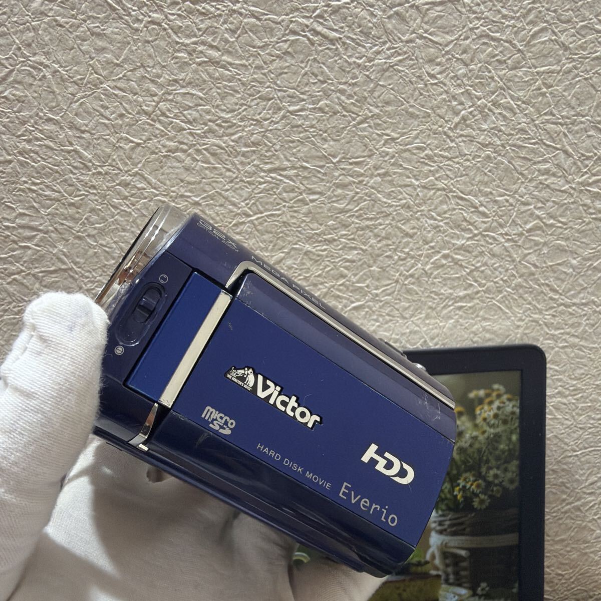 ビクター デジタルビデオカメラ GZ-MG330-A 動作品　バッテリー無し
