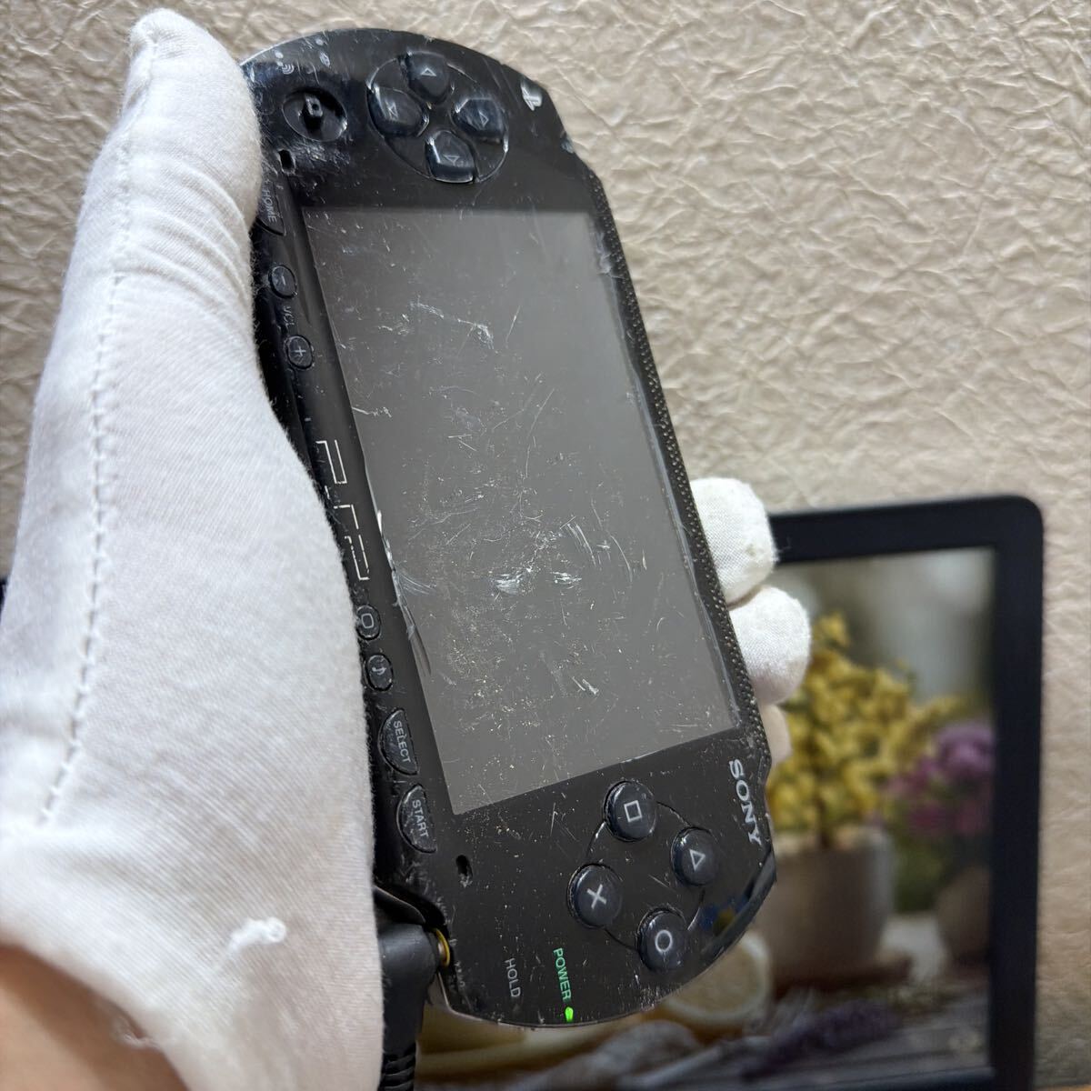 ソニー SONY プレイステーション PSP-1000 通電済み　現状品　ジャンク