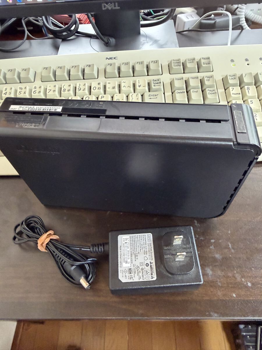 BUFFALO 外付HDD ACアダプタ　付き　動作品　