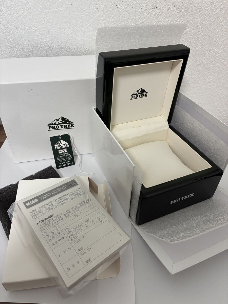 【箱・タグ・説明書のみ】 CASIO カシオ PROTREK プロトレック PRW-7000 電波ソーラー