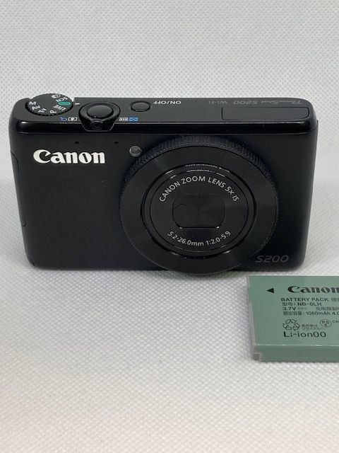 キヤノン デジタルカメラ PowerShot S200【ブラック】