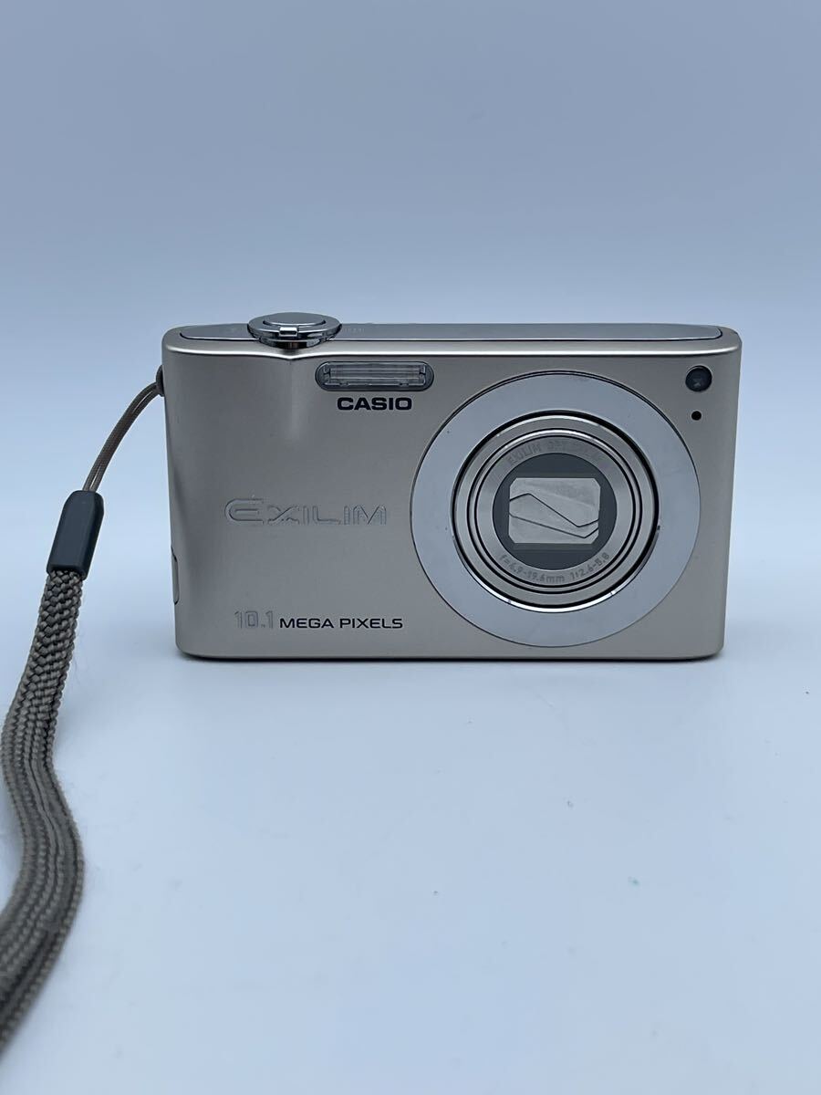 1円スタート【希少】CASIO EXILIM EX-Z100 シルバー 動作確認済 (シャッター・フラッシュ・ズームOK) レア デジカメ