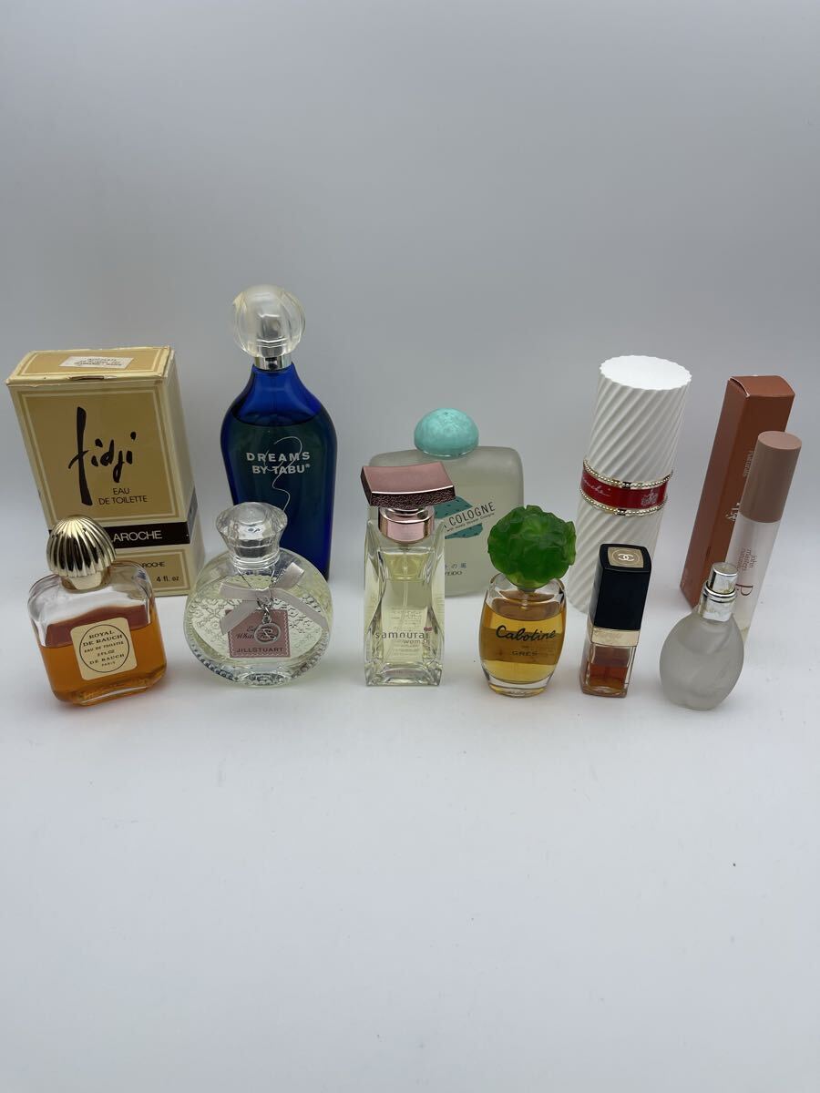 1円希少含 11点 香水 まとめ CHANEL No5 fidji タブー ジルスチュアート サムライウーマン 資生堂 ミントの風 レア ヴィンテージ