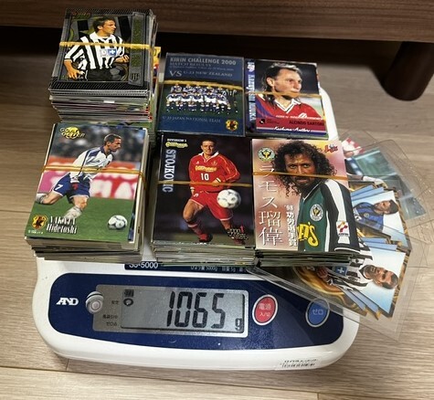 サッカー トレーディング カード まとめ セット 大量 日本代表 Jリーグ プレミア 他 希少 コレクション ジダン 中田 保管品 現状品