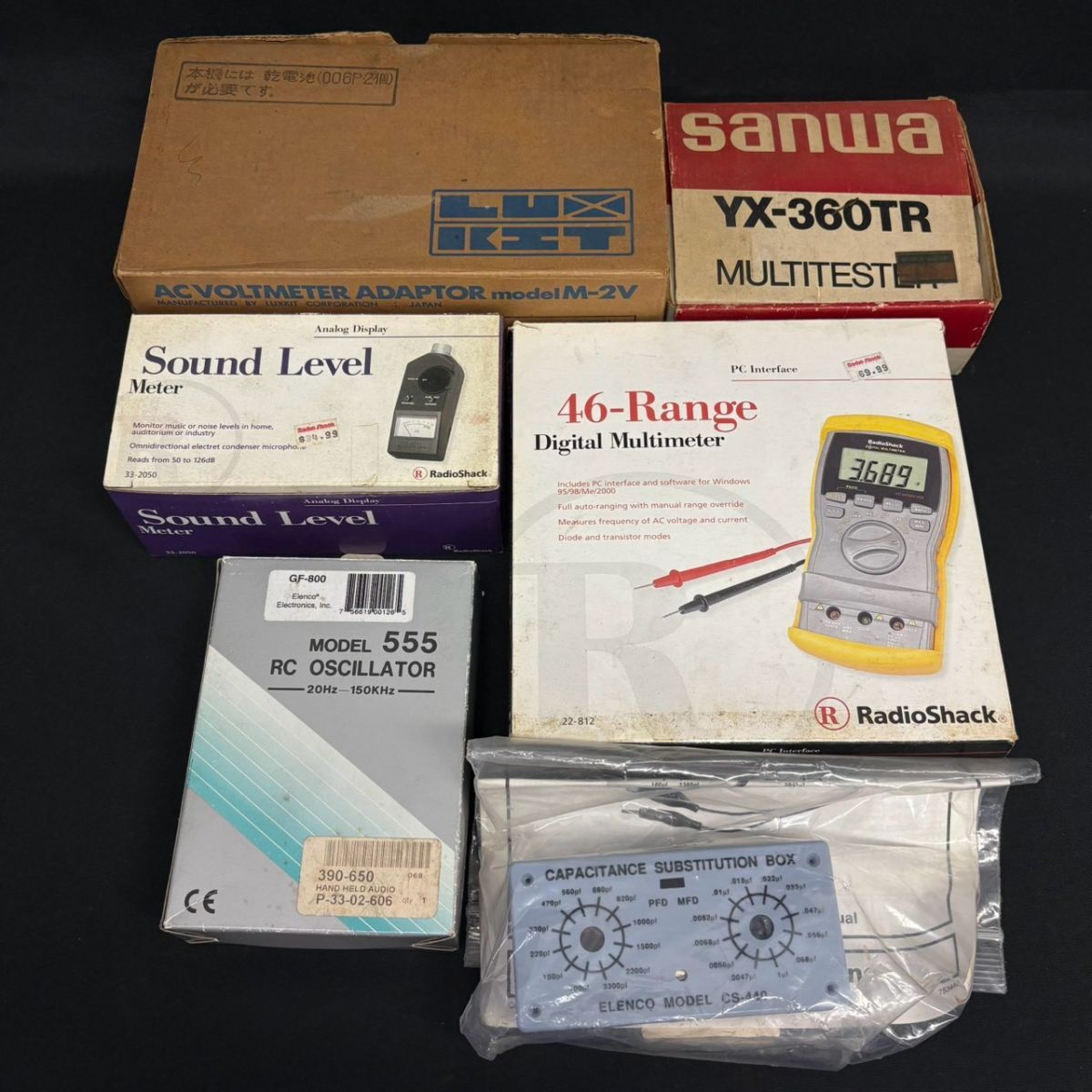 AGh230H080 まとめ sanwa/LUXKIT/RadioShack/ELENCO/ACボルトメーター/デジタルマルチメーター/マルチテスター/ノイズメーター 等