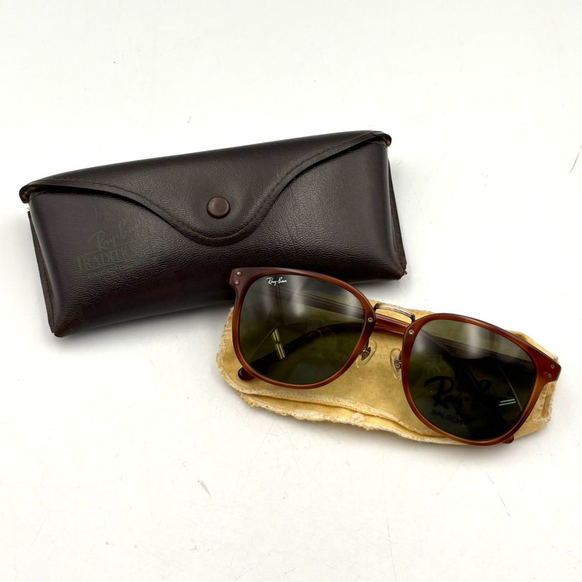 BGh244H060 Ray-Ban レイバン サングラス BALTIMORE(#15)52□18 PREMIER TRADITIONALS ボシュロム ブラウン ブランド小物
