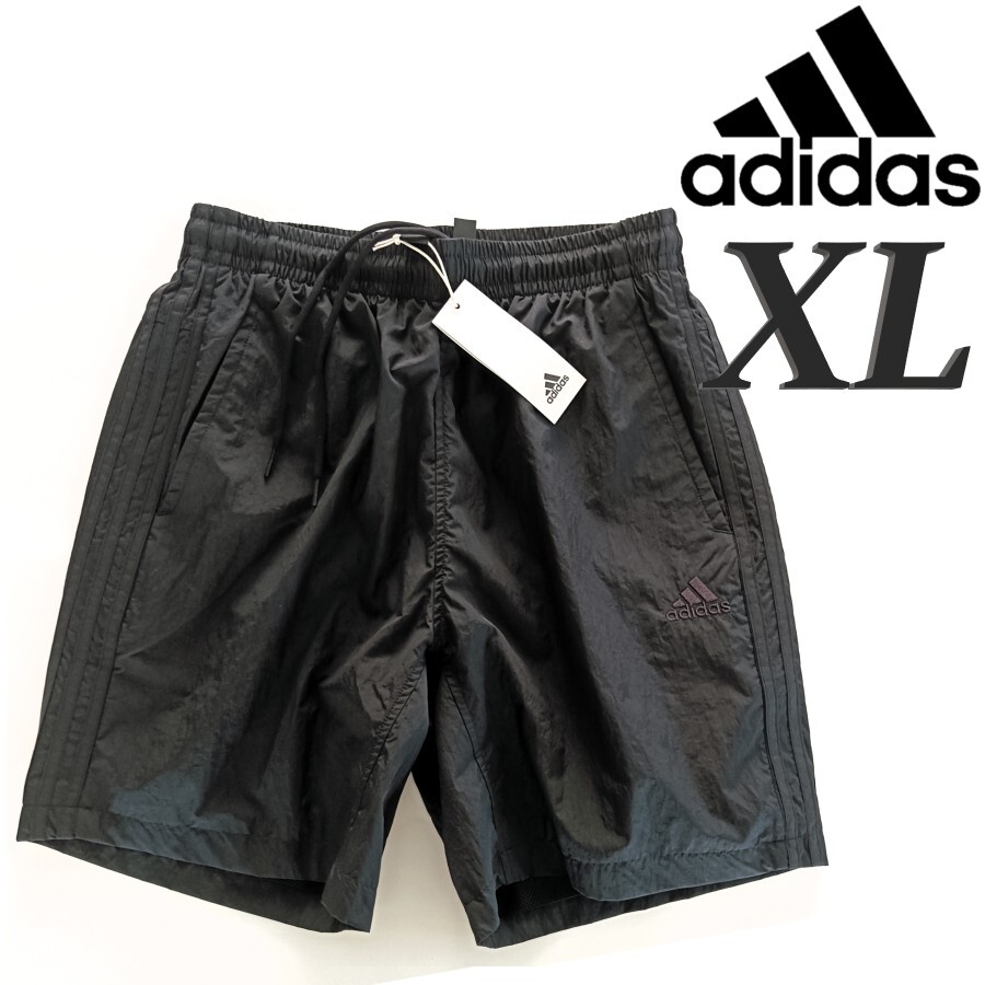新品 アディダス XL ブラック メンズ ウーブンショートパンツ ウーブンパンツ ハーフパンツ 短パン adidas