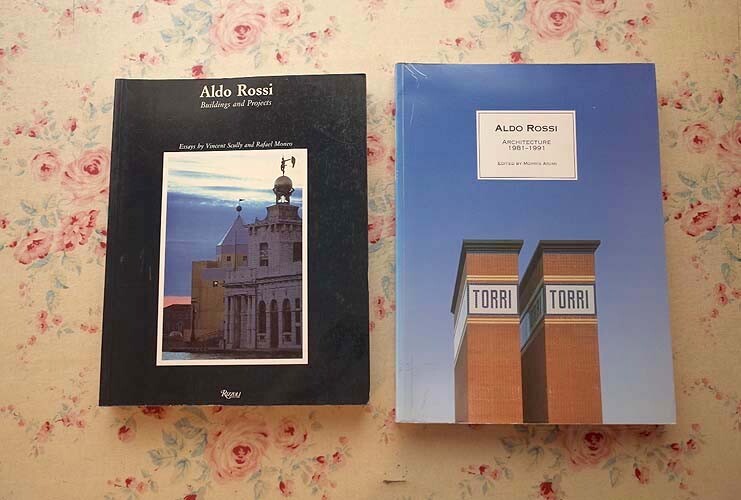 23716/洋書 Aldo Rossi アルド・ロッシ 建築作品集 2冊セット Buildings and Projects　Aldo Rossi Architecture 1981-1991 イタリア建築