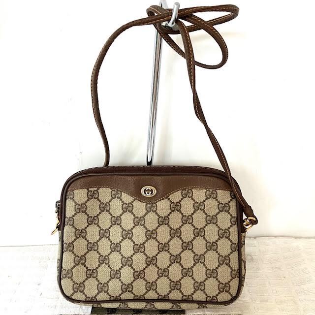 A20　GUCCI　グッチ　オールドグッチ　GGスプリームキャンバス　ショルダーバッグ