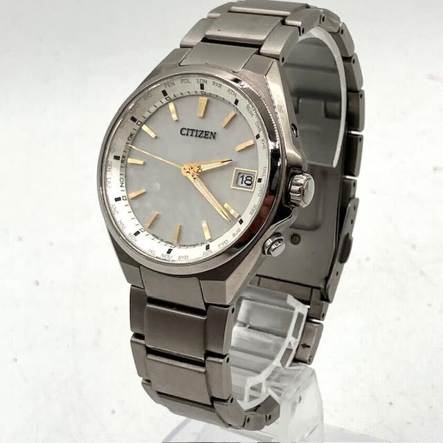 A2　【稼働品】CITIZEN　シチズン　電波ソーラー　腕時計