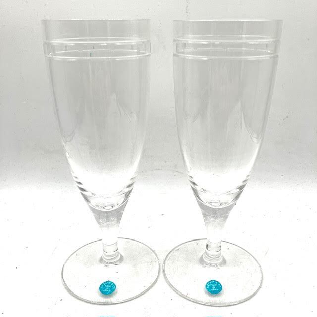 A6　TIFFANY&Co.　ティファニー　アトラスピルスナーシャンパンペアグラス