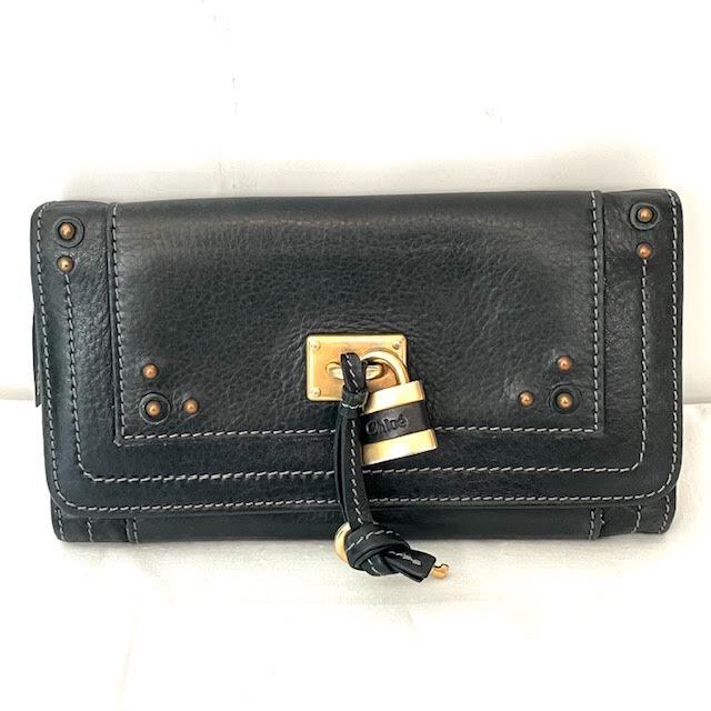 A21　Chloe　クロエ　パディントン　レザー長財布