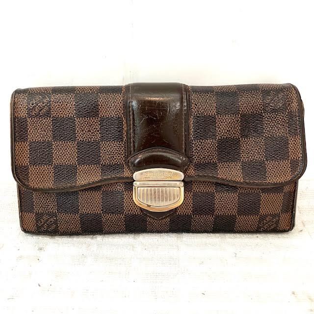 A17　LOUIS VUITTON　ルイヴィトン　ポルトフォイユ・システィナ　二つ折り財布　CA4079