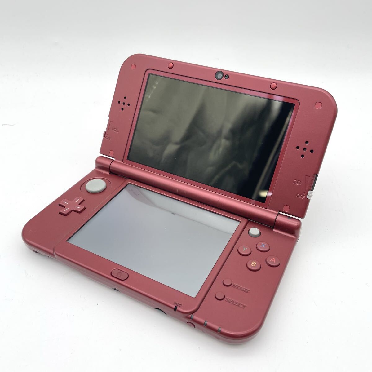 H New Nintendo 3DSLL RED-001 メタリックレッド 本体 任天堂 Newニンテンドー3DS 簡易動作確認済み ゲーム機 モノトク