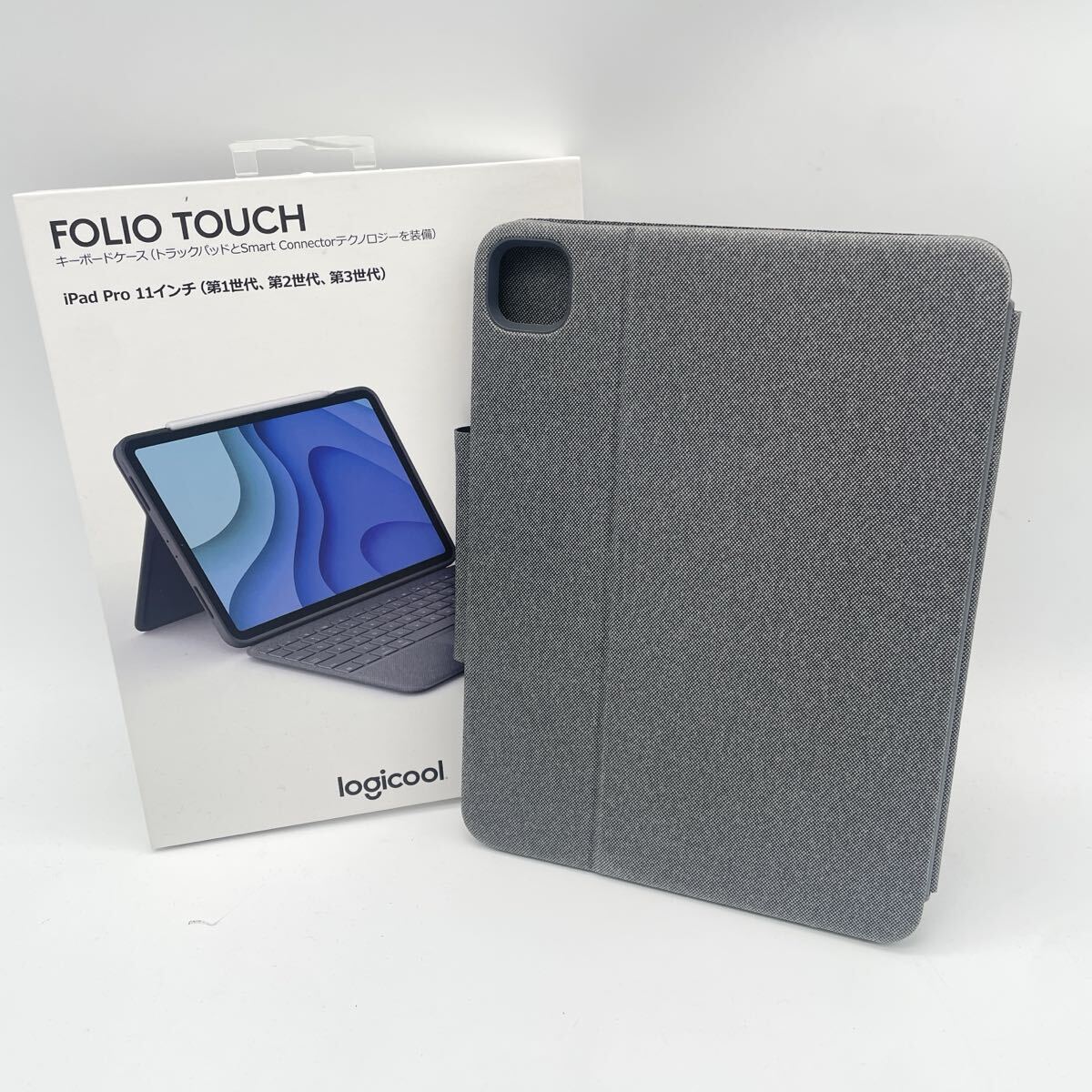 H logicool FOLIO TOUCH iK1175BKA キーボードケース iPadPro 11インチ ロジクール トラックパッド キーボード iPadアクセサリー モノトク