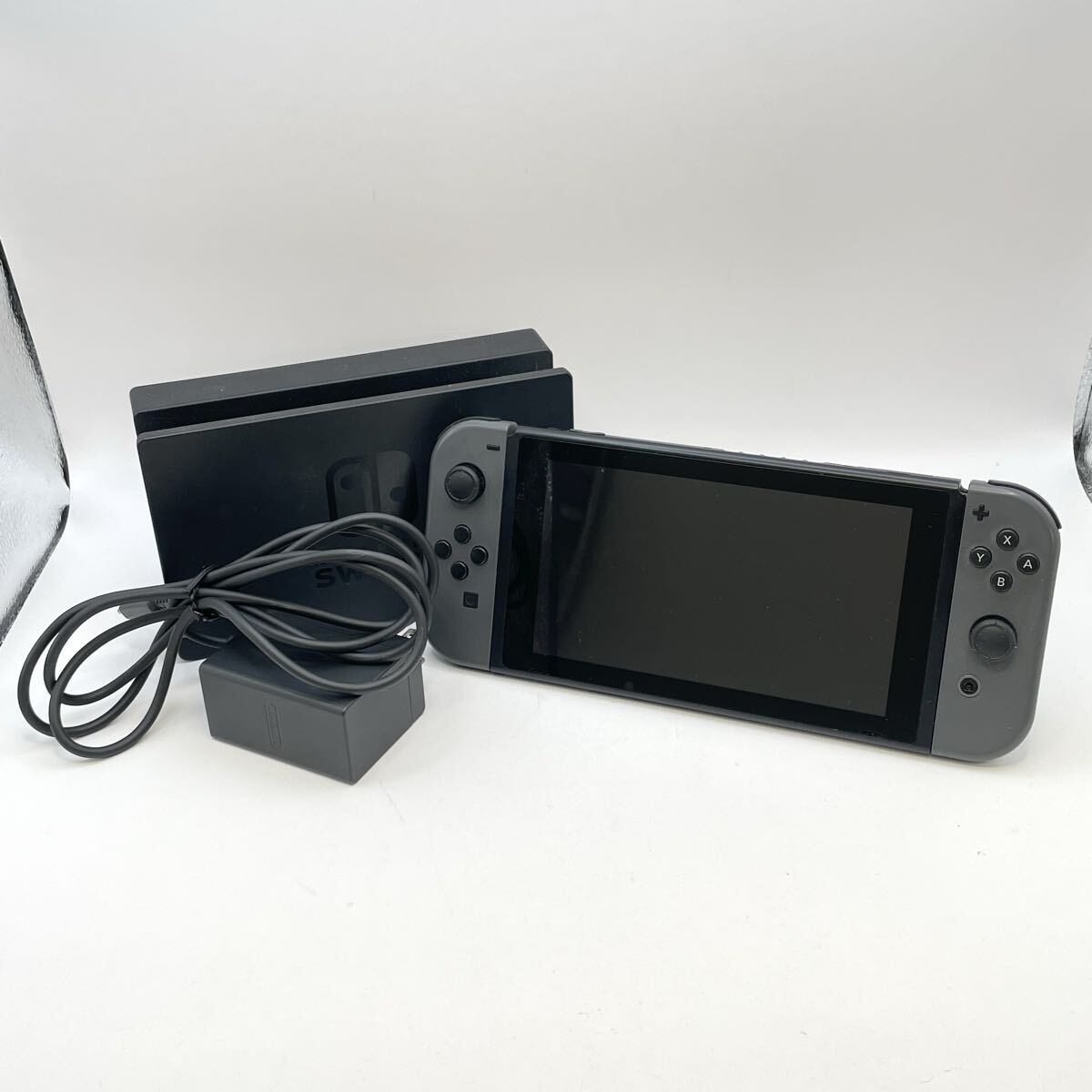 H Nintendo Switch HAC-001(-01) グレー 本体 ニンテンドー スイッチ 任天堂 初期化済み ゲーム機 モノトク